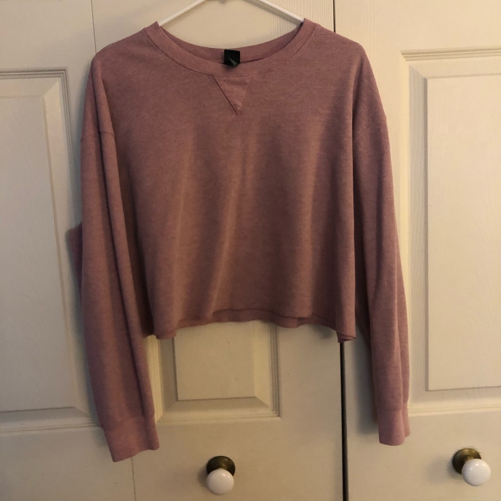 Long sleeve Crop Top
